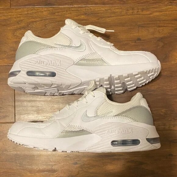 Nike Shoes - Nike Air Max White and Gray Sneakers